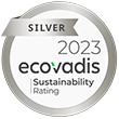 Logo: EcoVadis Silver Sustainability Ratings