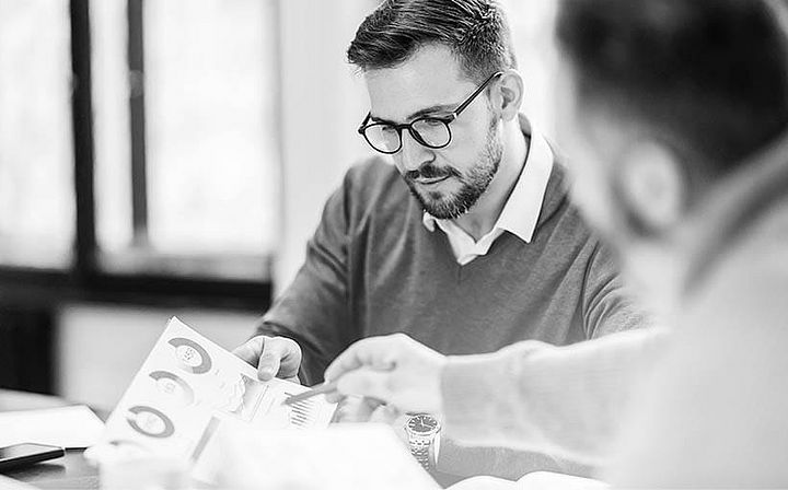 Portfolioanalysen helfen beim Kreditrisikomanagement Symbolbild