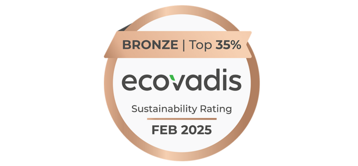 Logo: EcoVadis Bronzemedaille