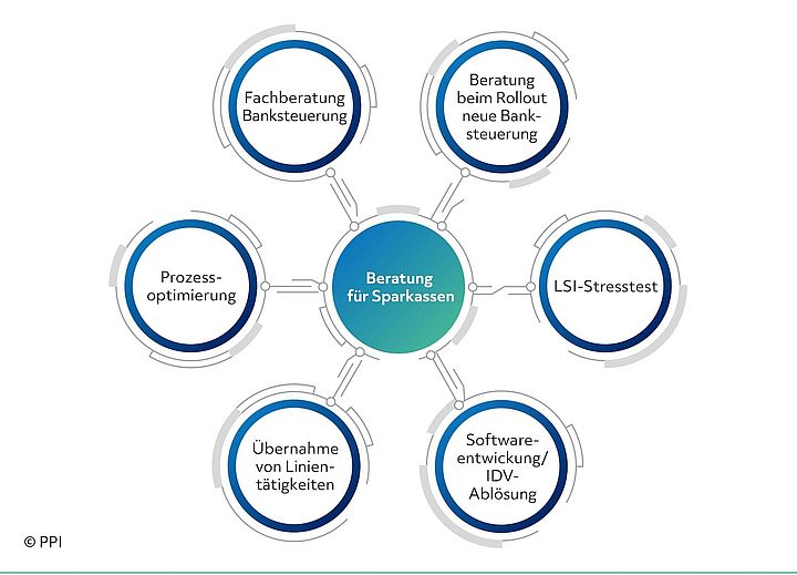 Schema der Leistungsfelder der PPI AG in der Beratung für Sparkassen Schema der Leistungsfelder der PPI AG in der Beratung für Sparkassen